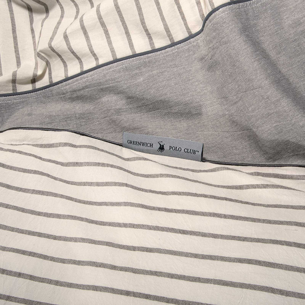 Παπλωματοθήκη Υπέρδιπλη (Σετ 220x240) Greenwich Polo Club Essential 2296