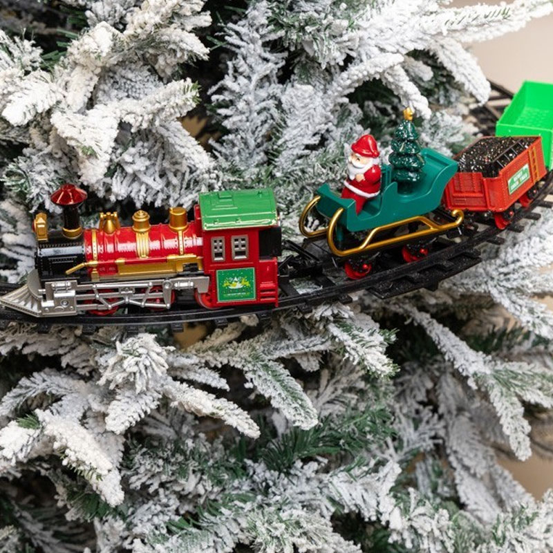 Τρενάκι Για Χριστουγεννιάτικο Δέντρο Με Led & Κίνηση (Φ75) Eurolamp 600-47283