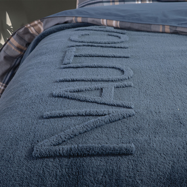 Κουβέρτα Fleece Υπέρδιπλη (230x240) Nautica By Nef-Nef Homeware Nau Wave