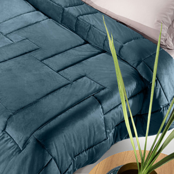 Πάπλωμα Ημίδιπλο (180x240) Guy Laroche Scarlett Blue Saphire