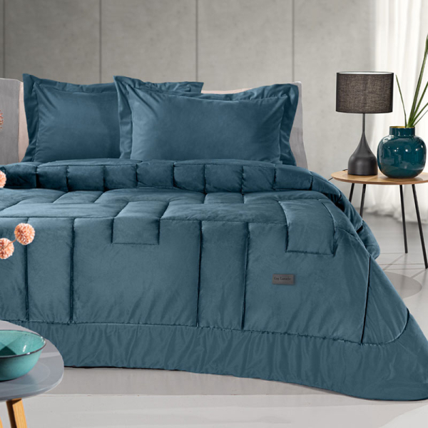 Πάπλωμα King Size (250x240) Guy Laroche Scarlett Blue Saphire