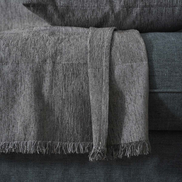 Ριχτάρι Καναπέ Διθέσιου (180x250) Gofis Home Zephyr Ink Grey 146/15