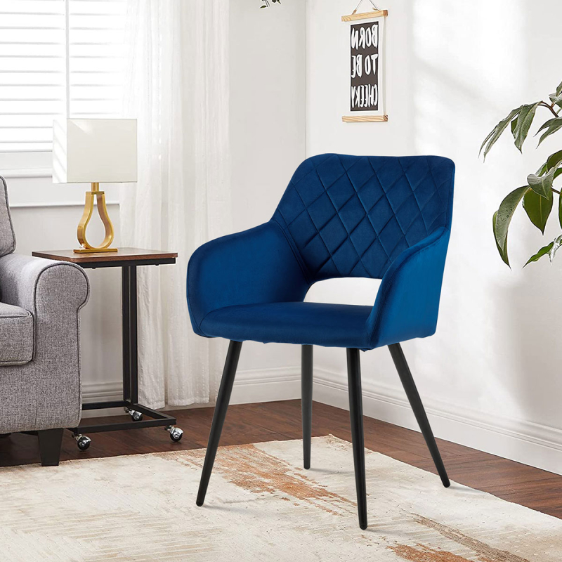 Καρέκλα Τραπεζαρίας (56x59.5x84) Spitishop Regal Blue