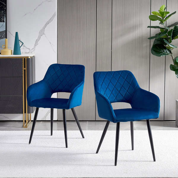 Καρέκλα Τραπεζαρίας (56x59.5x84) Spitishop Regal Blue