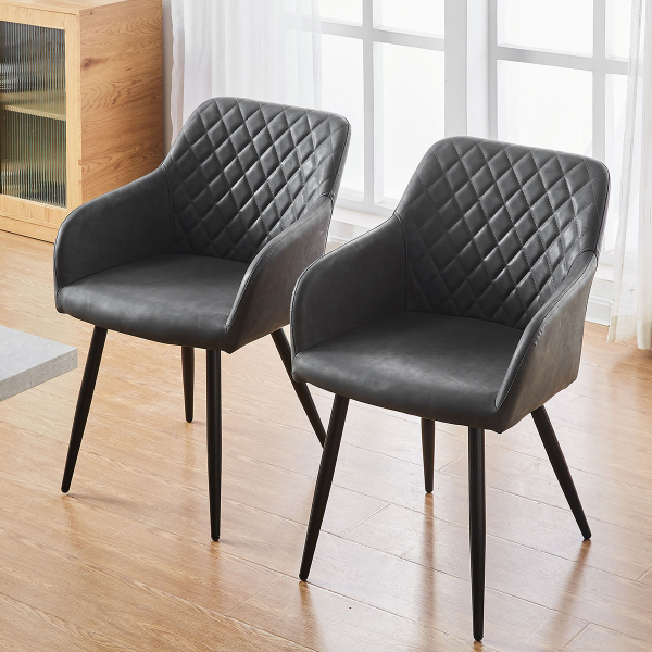 Καρέκλα Τραπεζαρίας (60x55.5x83) Spitishop Helena Anthracite