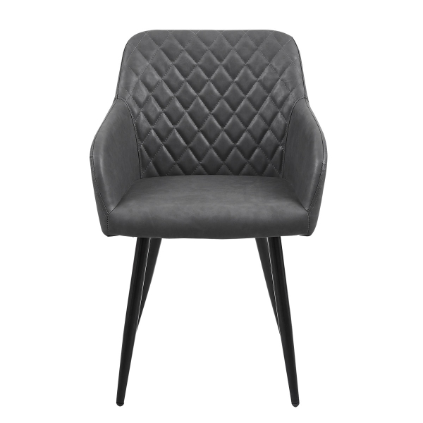 Καρέκλα Τραπεζαρίας (60x55.5x83) Spitishop Helena Anthracite