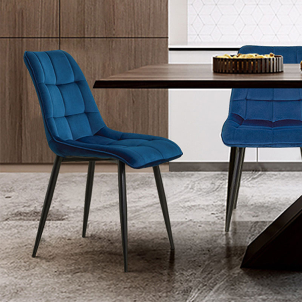 Καρέκλα Τραπεζαρίας (62x54x87) Spitishop Sabine Blue