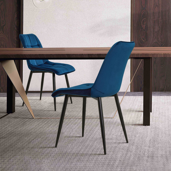 Καρέκλα Τραπεζαρίας (62x54x87) Spitishop Sabine Blue