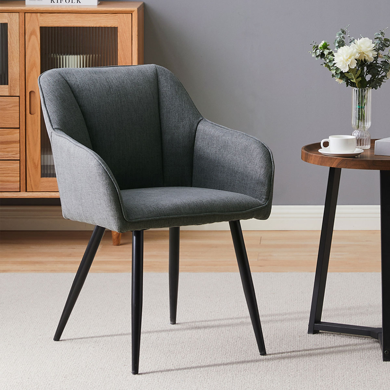 Καρέκλα Τραπεζαρίας (43.5x48.5x81) Spitishop Cadair Dark Grey