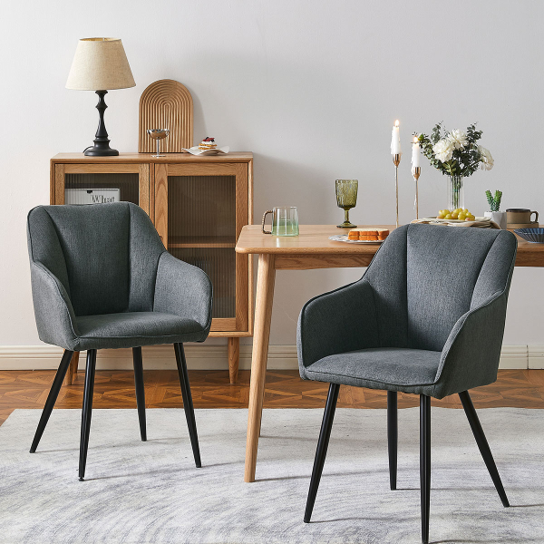 Καρέκλα Τραπεζαρίας (43.5x48.5x81) Spitishop Cadair Dark Grey