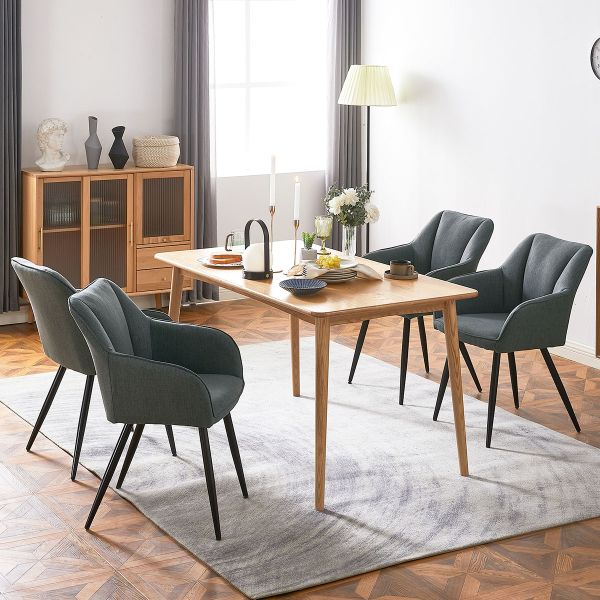 Καρέκλα Τραπεζαρίας (43.5x48.5x81) Spitishop Cadair Dark Grey