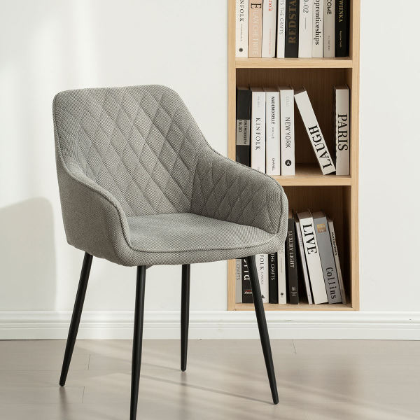 Καρέκλα Τραπεζαρίας (60x56x82) Spitishop Emiliano Grey