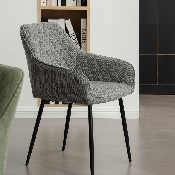 Καρέκλα Τραπεζαρίας (60x56x82) Spitishop Emiliano Grey