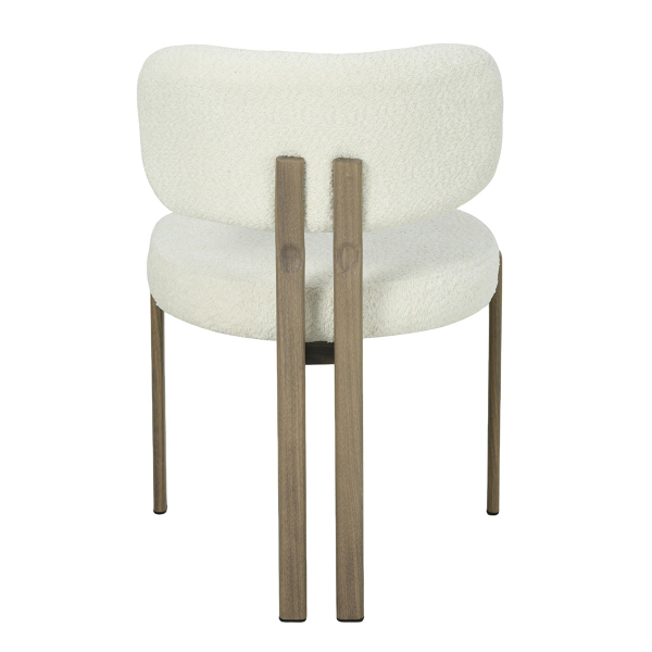 Καρέκλα Τραπεζαρίας (56x56x82) Spitishop Stefan Ecru/Wood