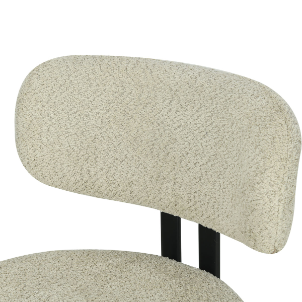 Καρέκλα Τραπεζαρίας (56x56x82) Spitishop Stefan Beige/Black