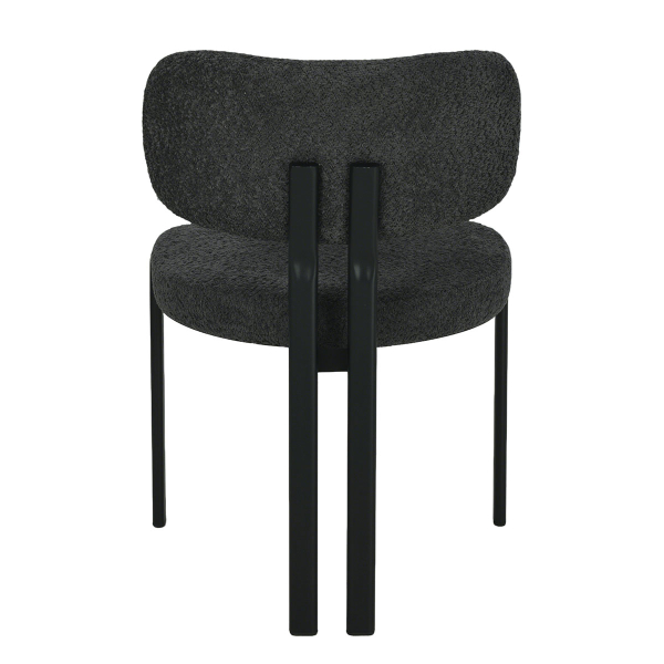 Καρέκλα Τραπεζαρίας (56x56x82) Spitishop Stefan Dark Grey/Black