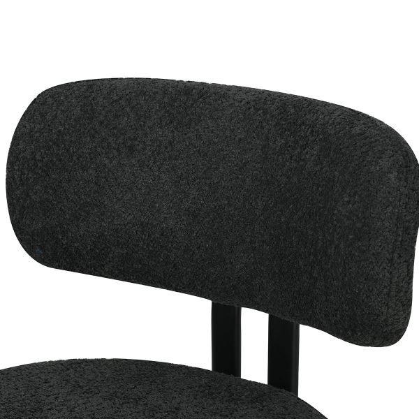 Καρέκλα Τραπεζαρίας (56x56x82) Spitishop Stefan Dark Grey/Black