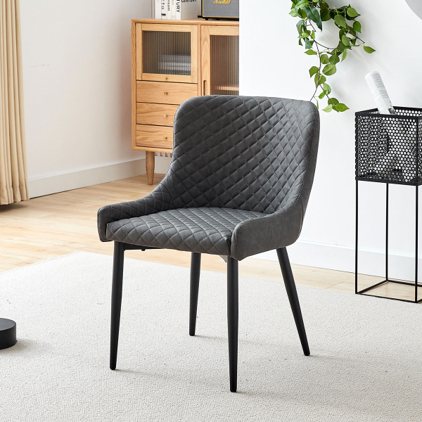 Καρέκλα Τραπεζαρίας (62x53.5x84) Spitishop Ernesto Grey