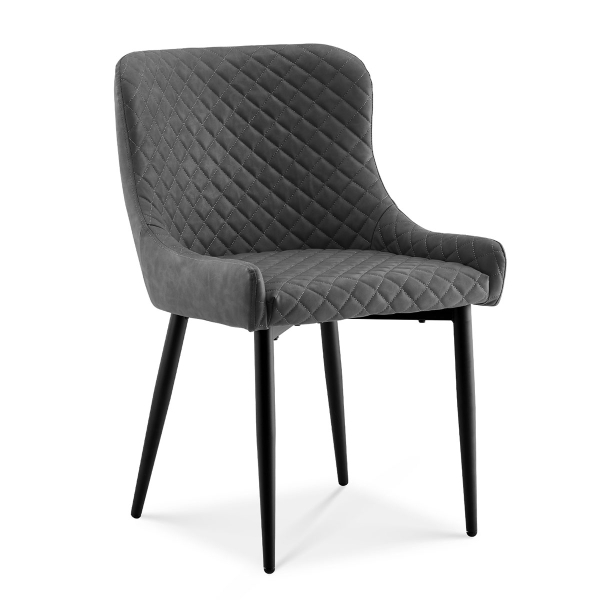 Καρέκλα Τραπεζαρίας (62x53.5x84) Spitishop Ernesto Grey