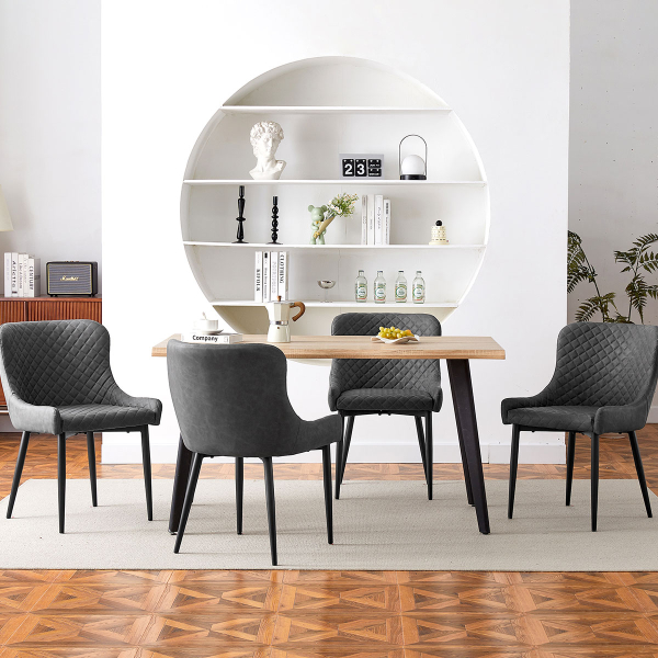 Καρέκλα Τραπεζαρίας (62x53.5x84) Spitishop Ernesto Grey