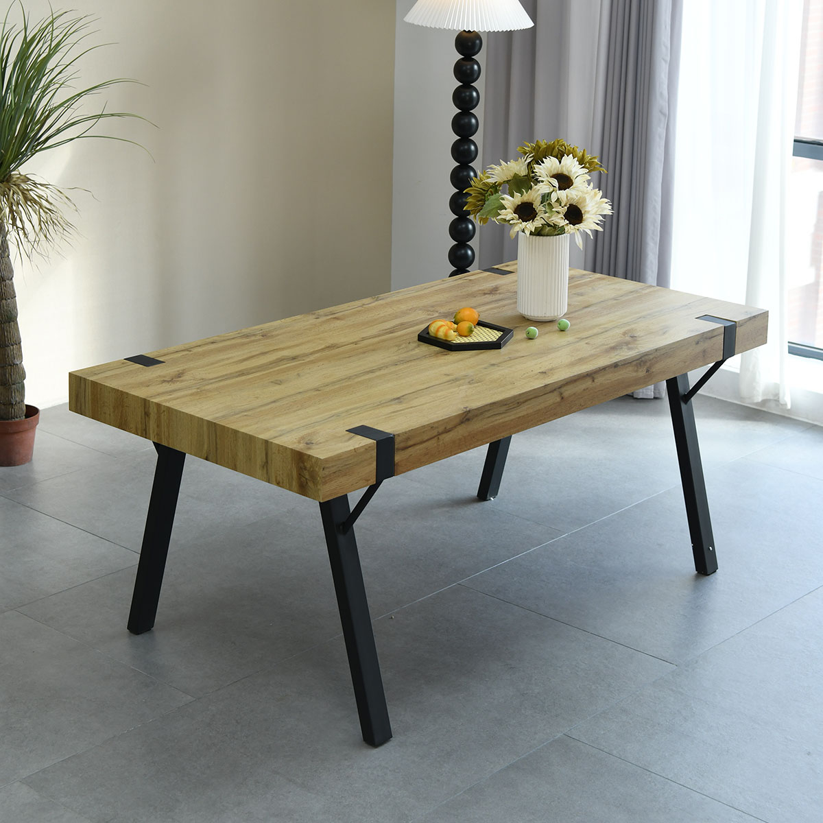 Spitishop Τραπέζι Τραπεζαρίας (180x90x76) Spitishop Factus Natural