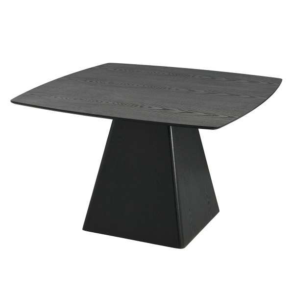 Τραπέζι Τραπεζαρίας (120x120x75) Spitishop Kiana Black