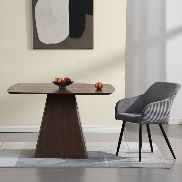 Τραπέζι Τραπεζαρίας (120x120x75) Spitishop Kiana Brown