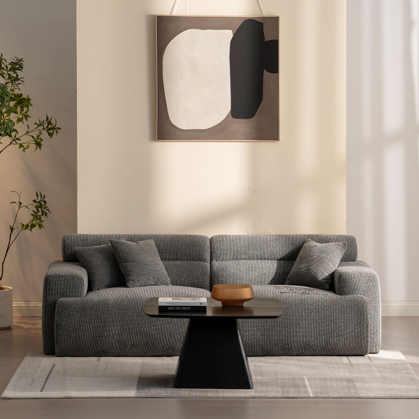 Τραπέζι Σαλονιού (80x80x42) Spitishop Kiana Black