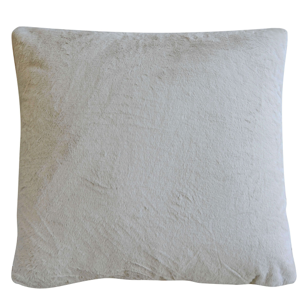Διακοσμητικό Μαξιλάρι Γούνινο (45x45) Pol Rugs & Mats Rabbit Ivory