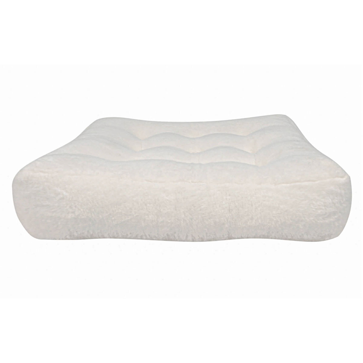 Γούνινη Μαξιλάρα Δαπέδου (50X50X12) Pol Rugs Mats Rabbit Cream Home Λευκά Είδη Σαλονιού Μαξιλάρια Spitishop