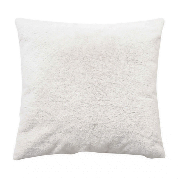 Διακοσμητικό Μαξιλάρι Γούνινο (70x70) Pol Rugs & Mats Rabbit Cream