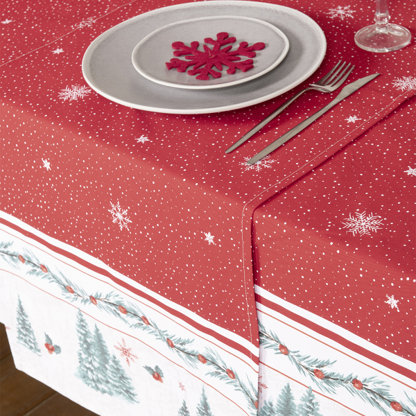 Χριστουγεννιάτικο Τραπεζομάντηλο (140x180) Nima North Pole