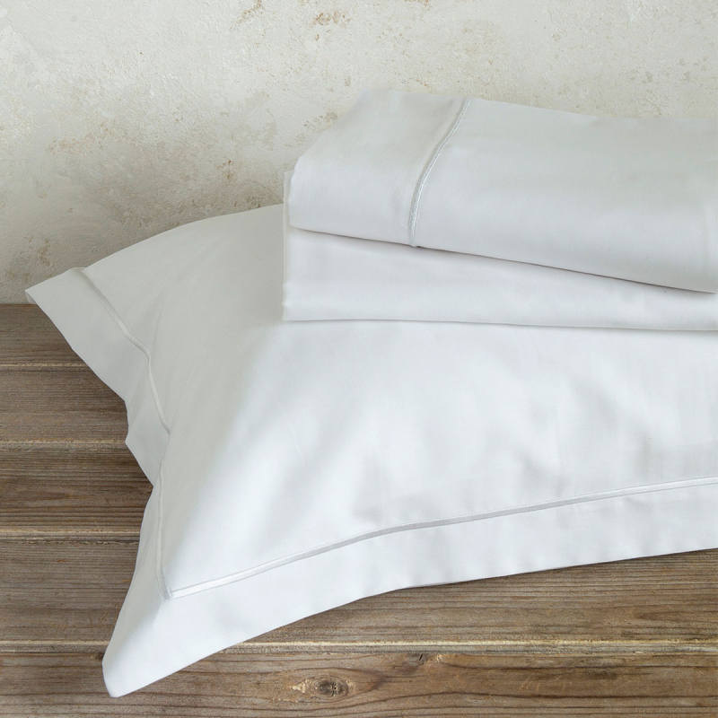 Σεντόνια Υπέρδιπλα Με Λάστιχο (Σετ) Nima Forever White