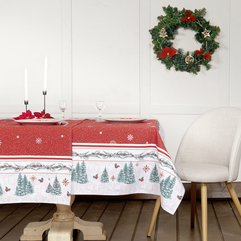 Χριστουγεννιάτικο Τραπεζομάντηλο (140x240) Nima North Pole