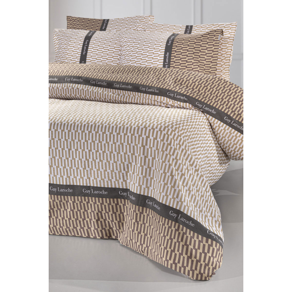 Σεντόνια Υπέρδιπλα (Σετ) Guy Laroche Status Beige