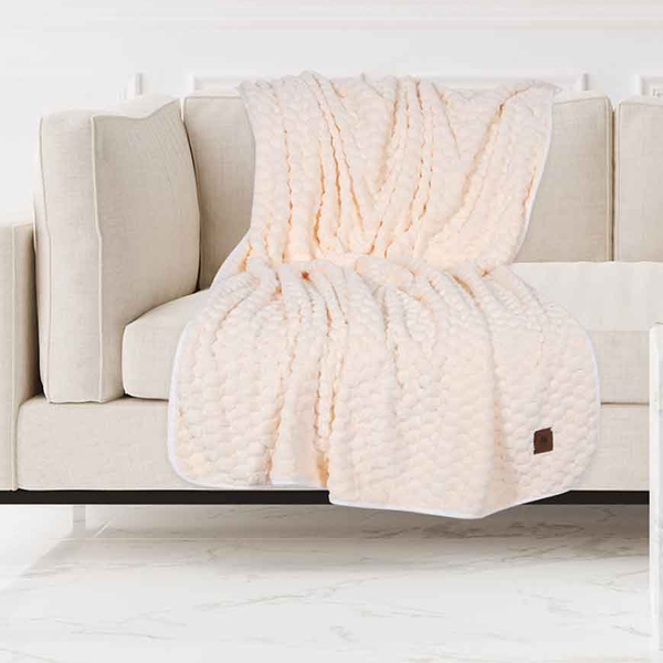 Κουβέρτα Καναπέ Fleece (130x170) Greenwich Polo Club Essential 8836 Beige