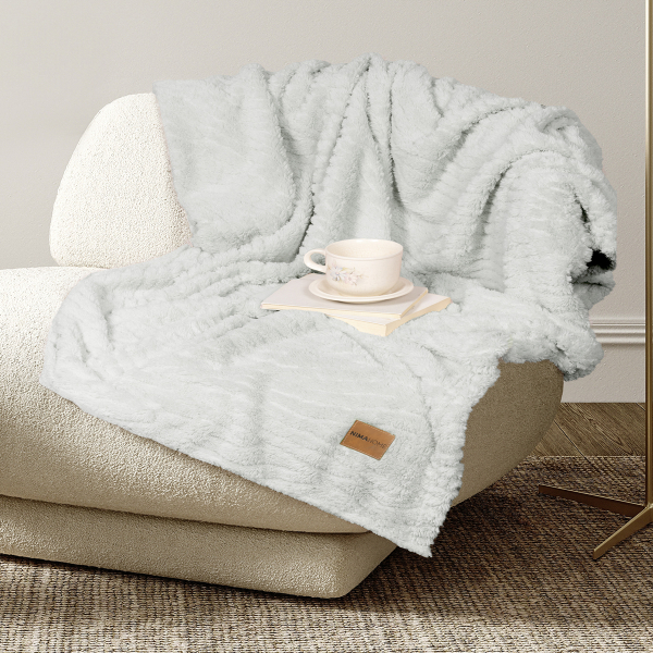 Κουβέρτα Καναπέ Fleece (130x170) Nima Serenus Grey