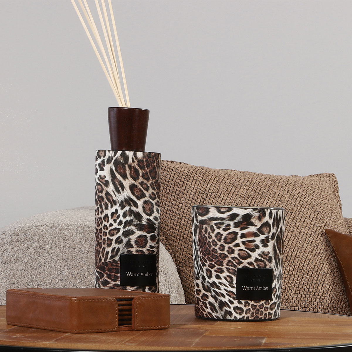 Κερί Αρωματικό 450Gr Nef-Nef Homeware Warm Amber Home Διακόσμηση Αρωματικά Χώρου - Diffuser Spitishop