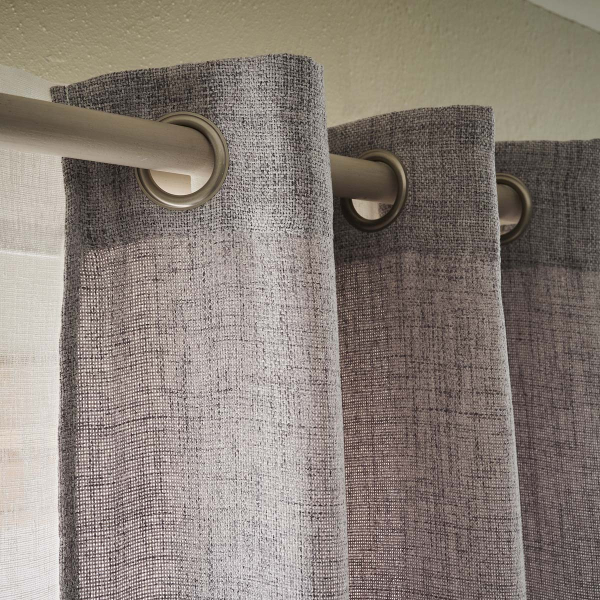 Κουρτίνα (140x280) Με Τρουκς Gofis Home Magna Grey AW26 495/15