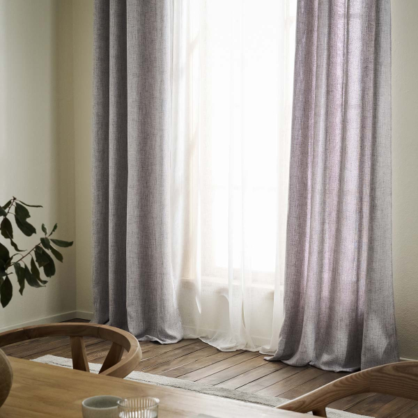 Κουρτίνα (140x295) Με Τρέσα Gofis Home Magna Grey AW26 495/15
