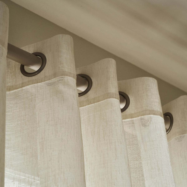 Κουρτίνα (140x280) Με Τρουκς Gofis Home Maisy Beige AW26 507/06