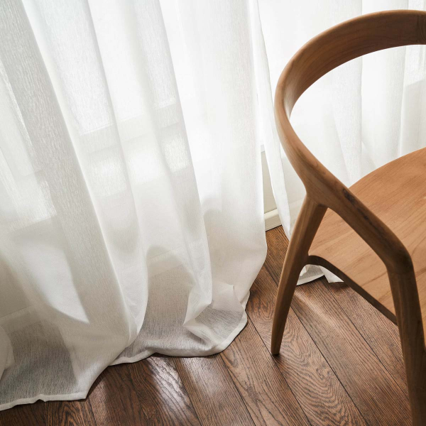 Κουρτίνα (140x295) Με Τρέσα Gofis Home Maisy White AW26 507/05