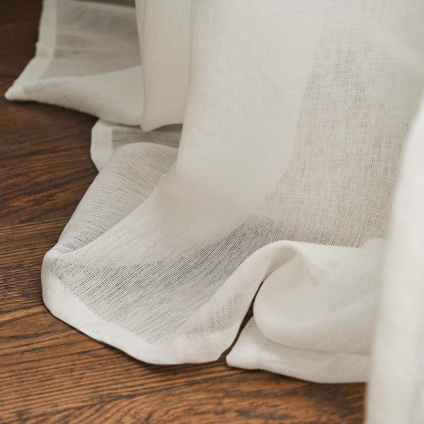 Κουρτίνα (140x295) Με Τρέσα Gofis Home Maisy White AW26 507/05