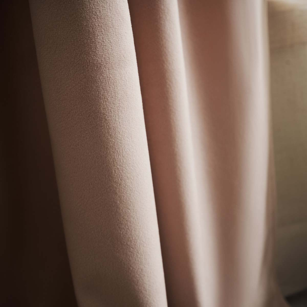 Κουρτίνα Βελουτέ (140x280) Με Τρέσα Gofis Home Winter Salmon Dawn 711/17