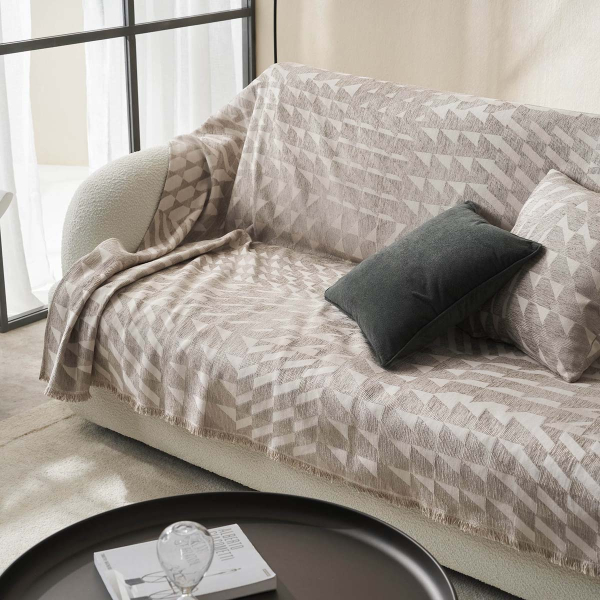 Ριχτάρι Καναπέ Διθέσιου (180x250) Gofis Home Caspian Beige 156/06