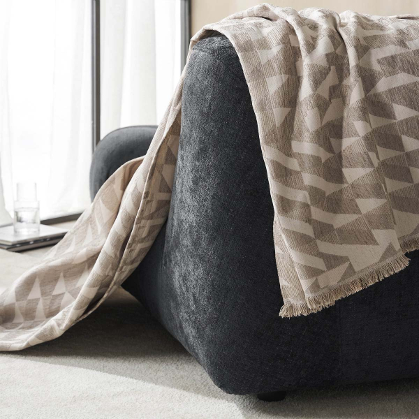 Ριχτάρι Καναπέ Τετραθέσιου (180x350) Gofis Home Caspian Beige 156/06