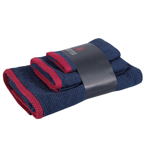 Πετσέτες Μπάνιου (Σετ 3τμχ) Greenwich Polo Club Cozy 4103 Blue 480gsm