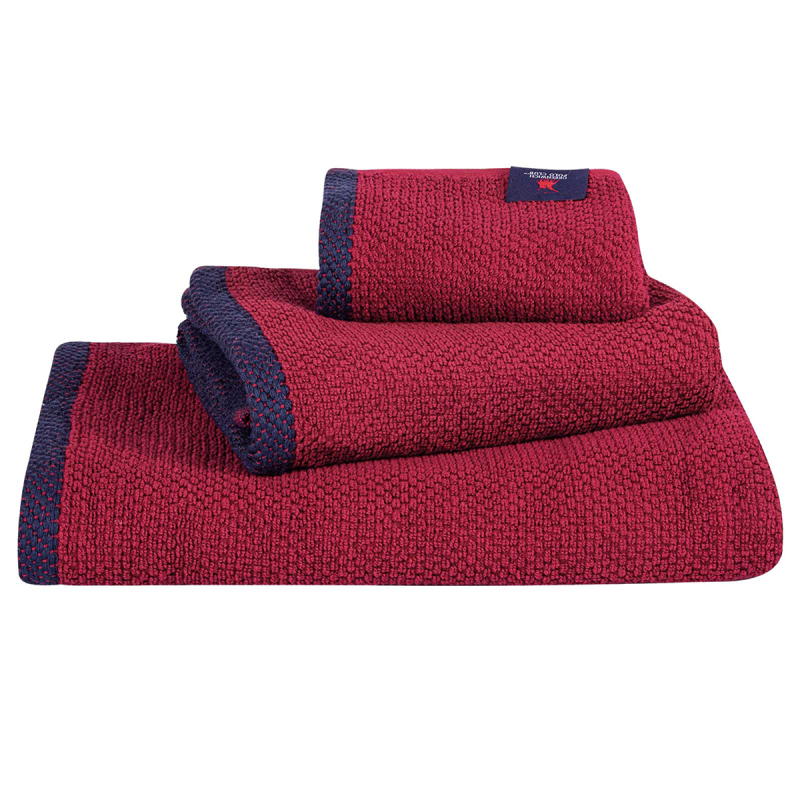 Πετσέτες Μπάνιου (Σετ 3τμχ) Greenwich Polo Club Cozy 4104 Bordeaux 480gsm