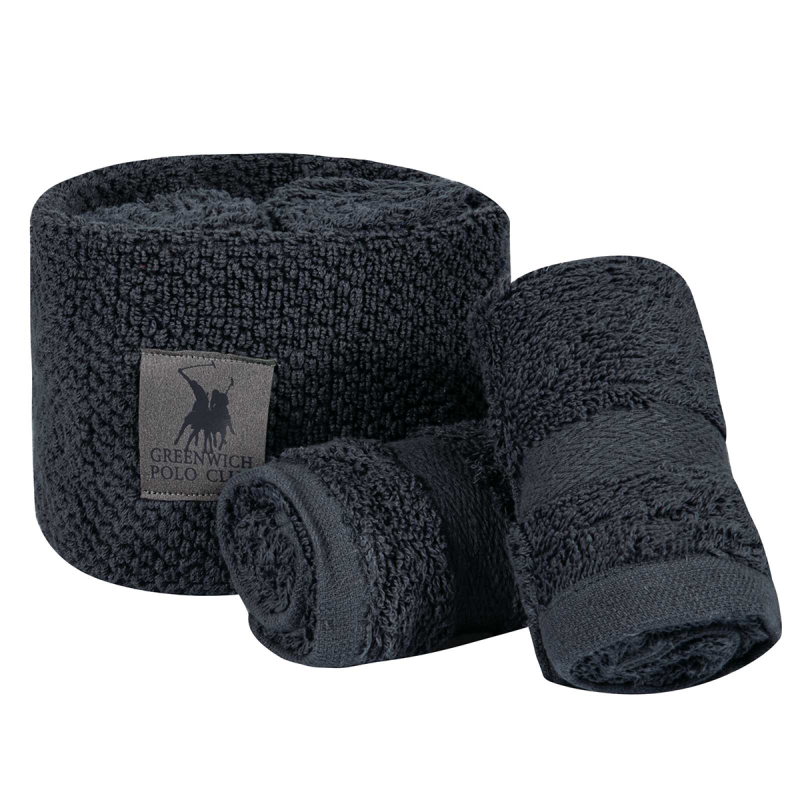 Πετσέτες Δώρου (Σετ 4τμχ) Greenwich Polo Club Essential 4106 D.Grey