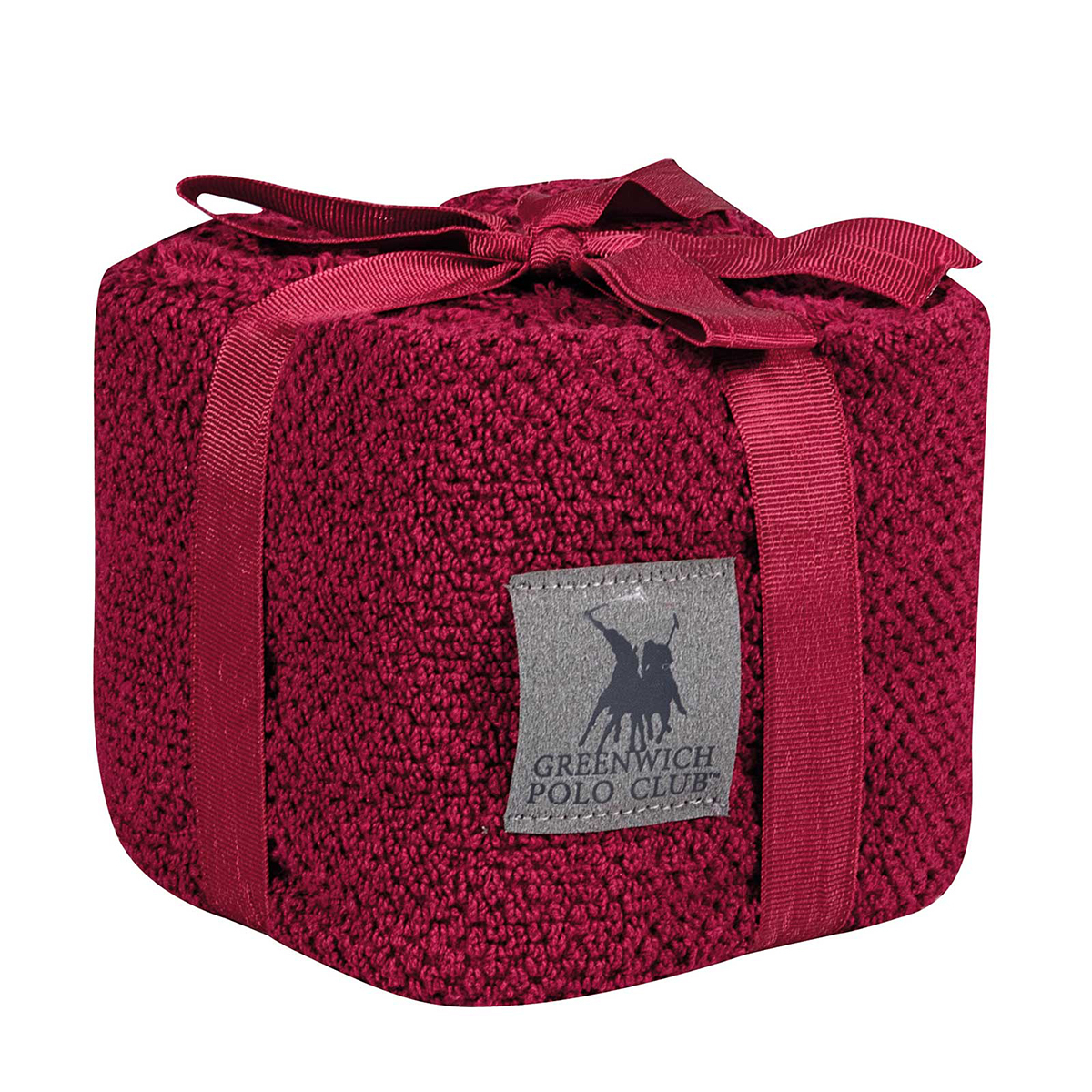 Λαβέτες (Σετ 4Τμχ) Greenwich Polo Club Essential 4109 Bordeaux Home Λευκά Είδη Μπάνιου Πετσέτες Spitishop